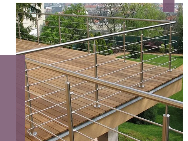 Алюминиевые парапеты в Касимах под ключ от 8264 руб. 