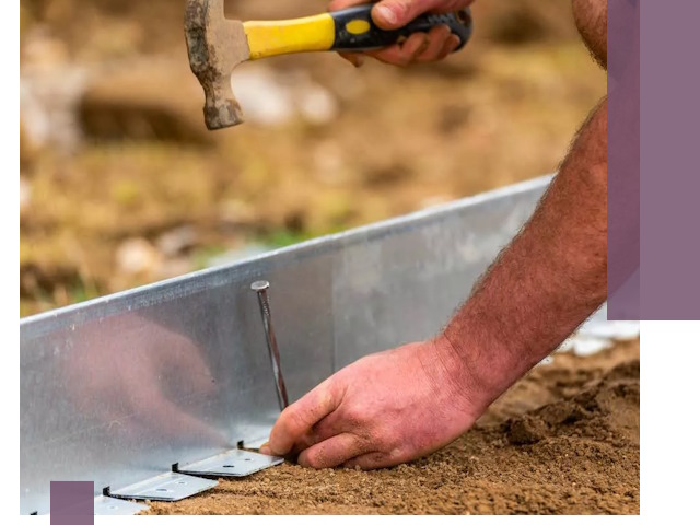 Монтаж металлических бордюров в Касимах быстро и качественно