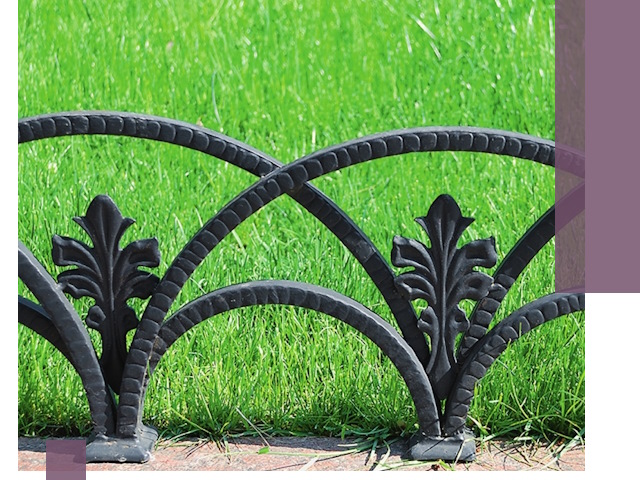 Декоративные металлические бордюры под ключ в Касимах