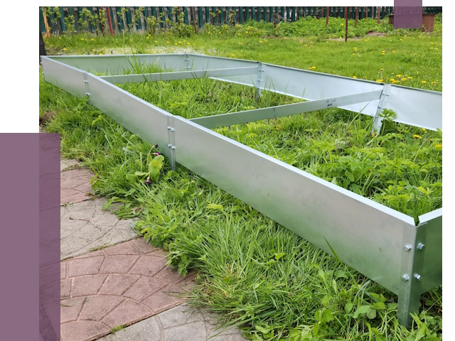 Металлические бордюры для грядок в Касимах от 1903 руб.