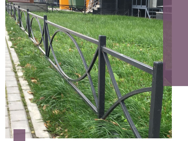 Газонные ограждения из металла в Касимах — монтаж и продажа
