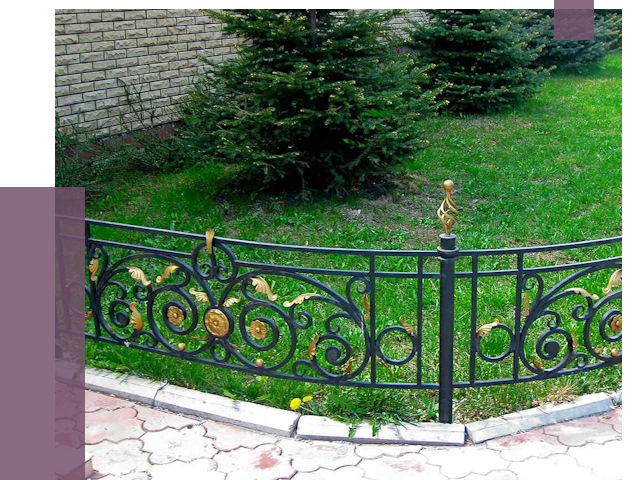 Кованые газонные ограждения в Касимах от 8101 руб. — ПРОЛЁТ-Ксм