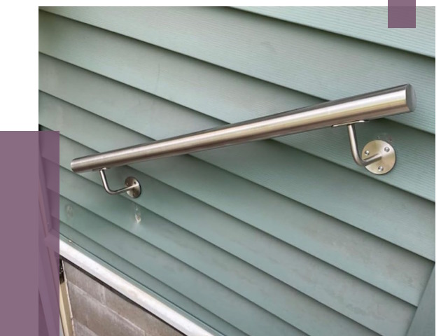 Поручни из нержавеющей стали в Касимах от 8156 руб.  | ПРОЛЁТ-Ксм