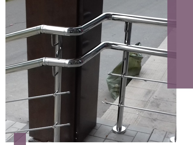 Монтаж поручней из нержавеющей стали в Касимах качественно и быстро